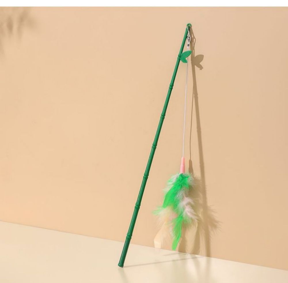 Baguette Plume Interactive pour Chats – Truffe & Velours