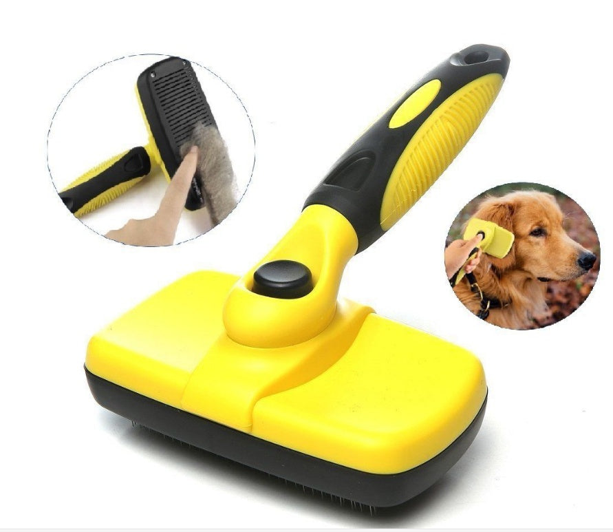 Brosse Auto-Nettoyante pour Chiens et Chats – Truffe & Velours™