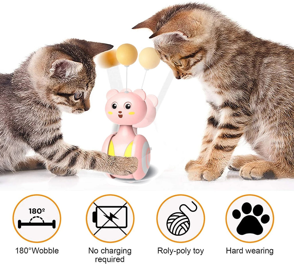 Jouet Rotatif Interactif pour Chats – Truffe & Velours