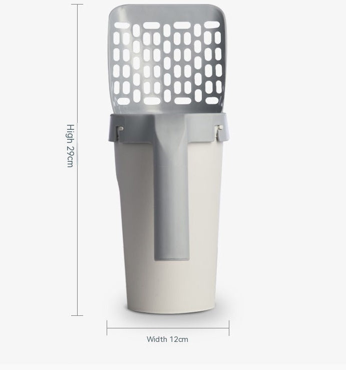 Pelle à litière 2-en-1 portable avec réservoir – Truffe & Velours™