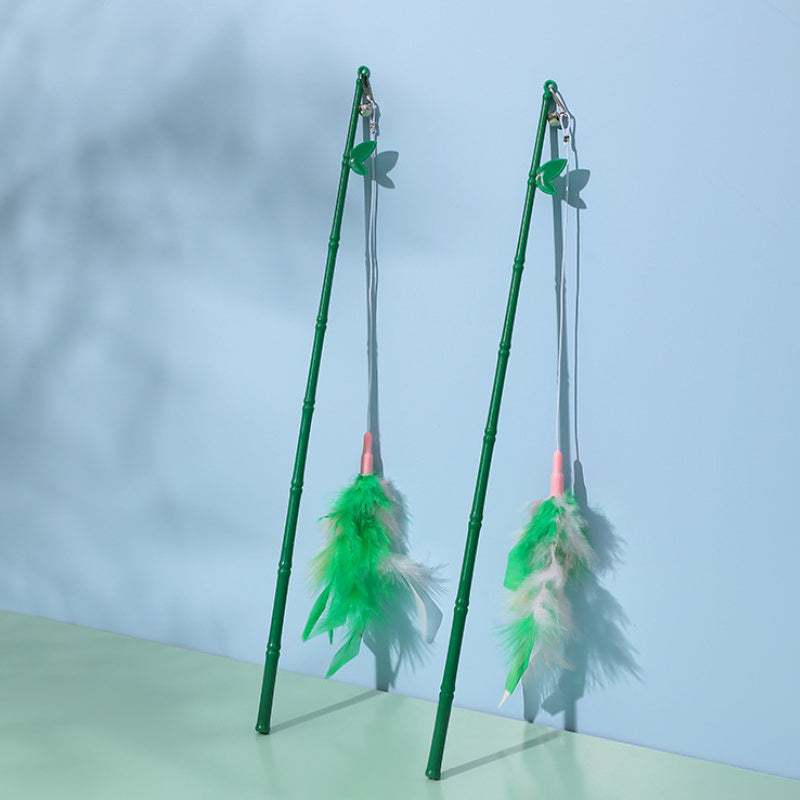 Baguette Plume Interactive pour Chats – Truffe & Velours