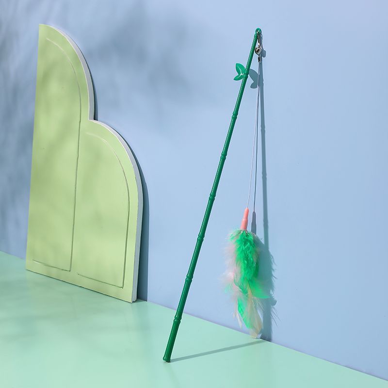 Baguette Plume Interactive pour Chats – Truffe & Velours