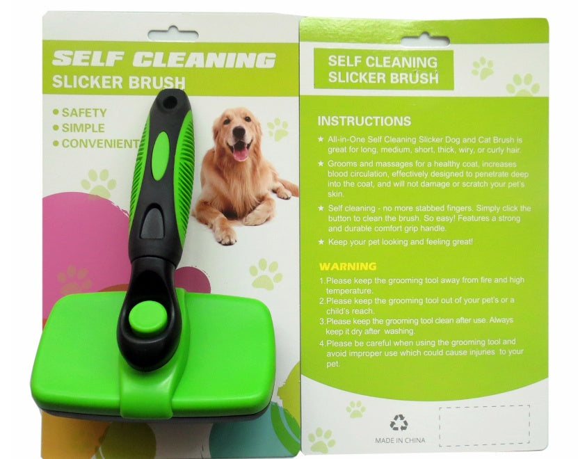 Brosse Auto-Nettoyante pour Chiens et Chats – Truffe & Velours™