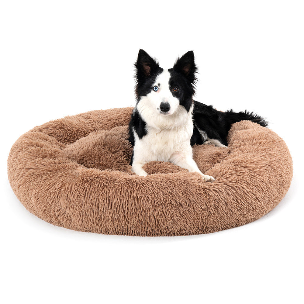 Lit Donut Apaisant Ultra-Doux pour Chiens et Chats – Truffe & Velours™