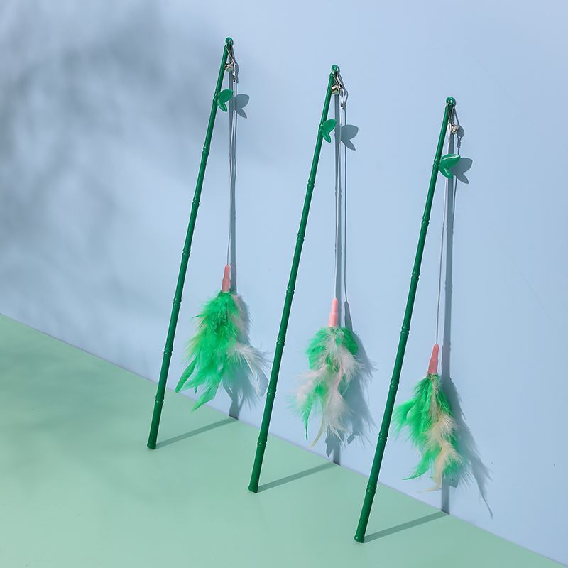 Baguette Plume Interactive pour Chats – Truffe & Velours